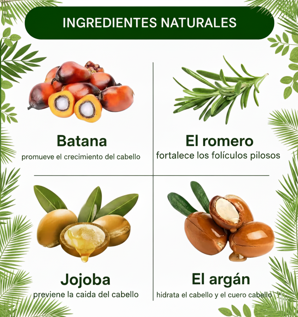 ACEITE DE BATANA-Cabello fuerte, naturalmente